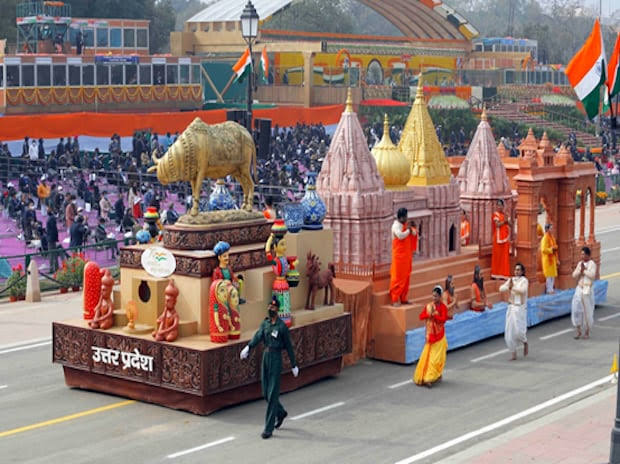 Colorful tableaux at the Republic Day Parade showcasing India’s diversity