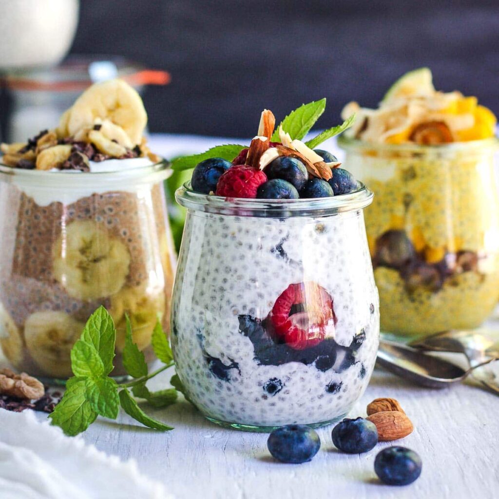 Greek Yogurt and Chia Breakfast Parfait​