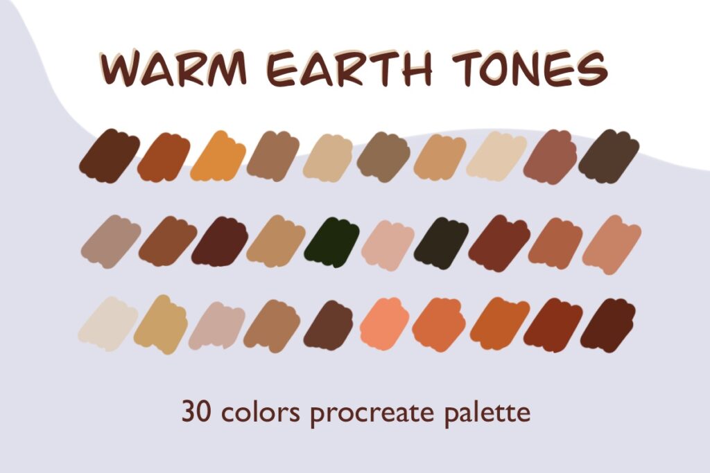 warm earth tones