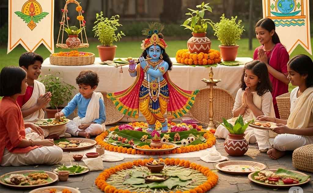 Eco-friendly Janmashtami: Sustainable Decorations & Celebrations