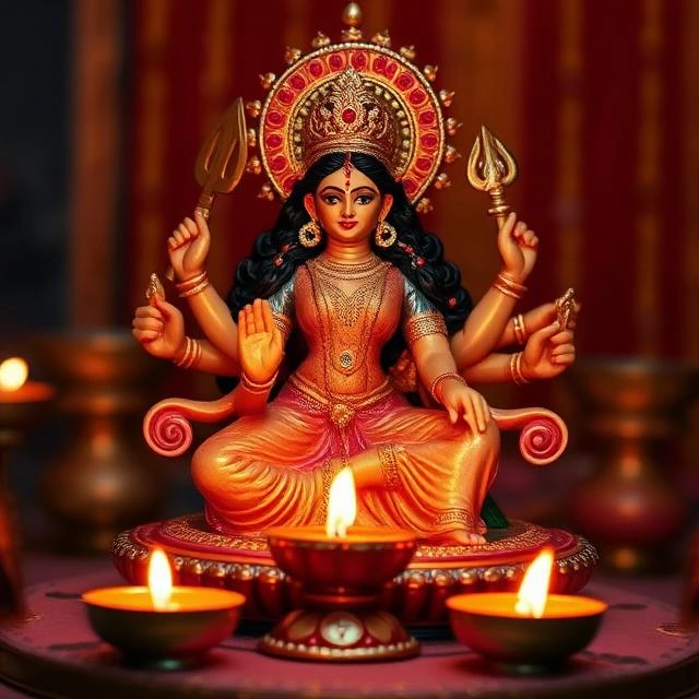 Maa Durga worship during Chaitra Navratri